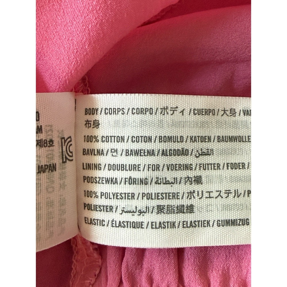 Hollister Womens Top Size XL Pink Babydoll Fairy Eyelet Dainty Feminine Boho Y2K - Picture 5 of 7